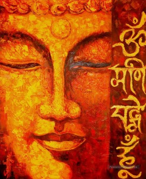 Religieuse œuvres - Tête de Bouddha dans le bouddhisme rouge